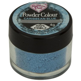 Rainbow Dust Powdered Food Colouring - (Caribbean Blue)