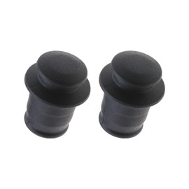 OTOTEC 2 STÜCKE Auto Zigarettenanzünder Abdeckkappe Staubdicht Wasserdicht 12 V Steckdose Deckel Auto Ersatz Zubehör Schwarz Einbau Durchmesser 21 mm