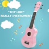21 Inch Ukulele Set Glossy Bright Soft String Orchestral Instrument