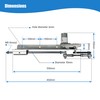 Reciprocating Cycle Linear Actuator Stroke 3cm-15cm, DC 24V 120RPM,Adjustable Telescopic