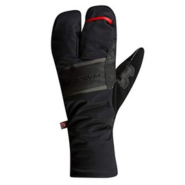 PEARL IZUMI Unisex Gel Gloves, Insulated Cycling Glove, Palm Padding & Touchscreen Compatible, AmFIB Lobster, Black, Small