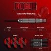 Mission | Rogue Darts | Silver & Red | Brass