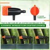 VIHOSE 25 Sets Drip Irrigation Emitters for 1/4" Drip Tubing
