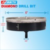 6" Diamond Hole-Saw Bits with Pilot Drill Bit 6 in