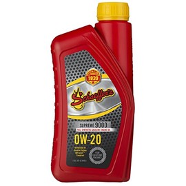 Schaeffer Manufacturing Co. 9005-012S Supreme 9000 Full Synthetic Gasoline Engine Oil 0W-20, 1-Quart Bottle