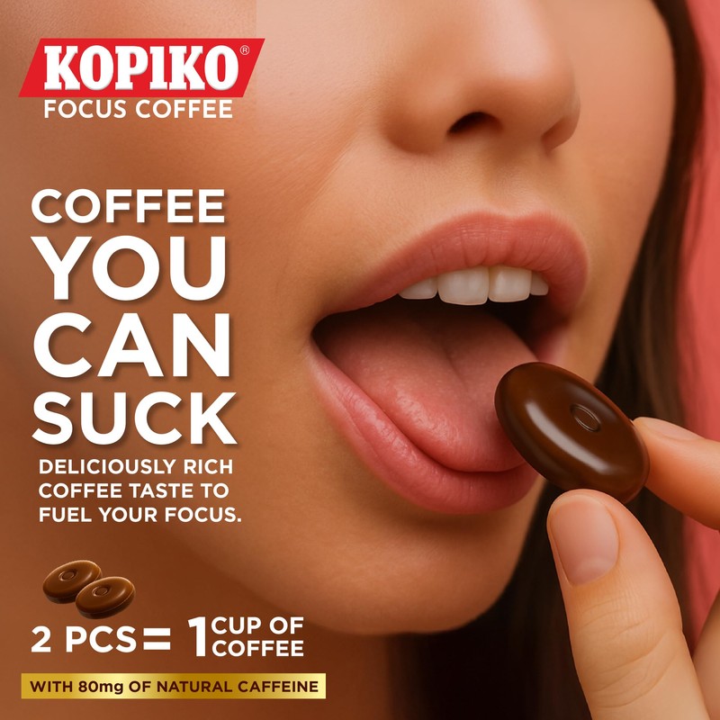 Kopiko Focus Coffee Candy – Have 80mg Caffeine per 2