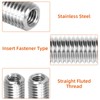 MewuDecor M6-1.0 Female to M10-1.5 Male Threaded Insert Reducing Nut