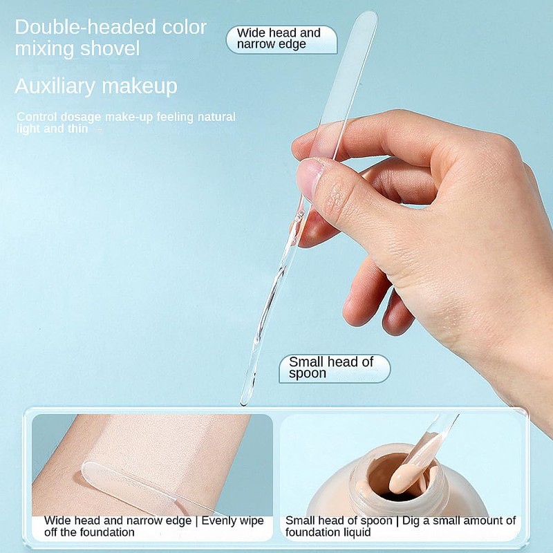 180 Degree Hand Makeup Makeup Mixing Palette with Transparent Spatula