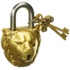 Purpledip Lion Shaped Brass Lock Antique Handcrafted Locks for Security