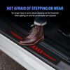 Car Door Sill Protector for RAM 3500, 4Pcs Reflective Carbon