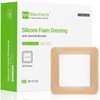 NeuHeils Silicone Foam Dressing with Gentle Border 4''x4'', 20 Pack