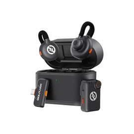 Hollyland Lark M2S Mini Wireless Combo Microphone System Bundle with Maxell Folding Storage Travel Case