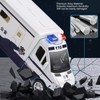 Kids Vehicle Toy 4 Door Opening Simulated Pull Back Alloy