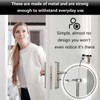 Hinge Pin Door Stopper, 2 Pcs Heavy Duty Hinge Pin