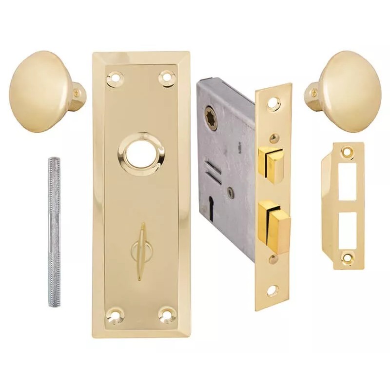 Tuff Stuff-Inside Mortise Bathroom Lockset - No Key