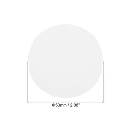 PATIKIL Mocha Pot Paper Filter Disposable Round White Paper 2.08 Inch OD for Espresso Maker, Cafe Office Home Pack of 200