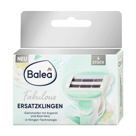 Fabulous Razor 6 Blades Flexible Swing Head with Aloe Vera & Argan Oil, Vegan, Pack of 1 (Razor Blades Fabulous, Pack of 4)