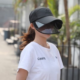 Toku to Yu Sun Shade Hat, Sun Visor, UV Protection, Men's, Women's, Wide Brim, UV Protection, Double Layer Construction, UV Protection, Mesh, Size Adjustable, Full Face Coverage, Sunglasses,