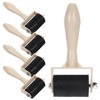 NIYANGLE Rubber Roller for Printmaking, 5pcs 1.9in Art Craft Rollers