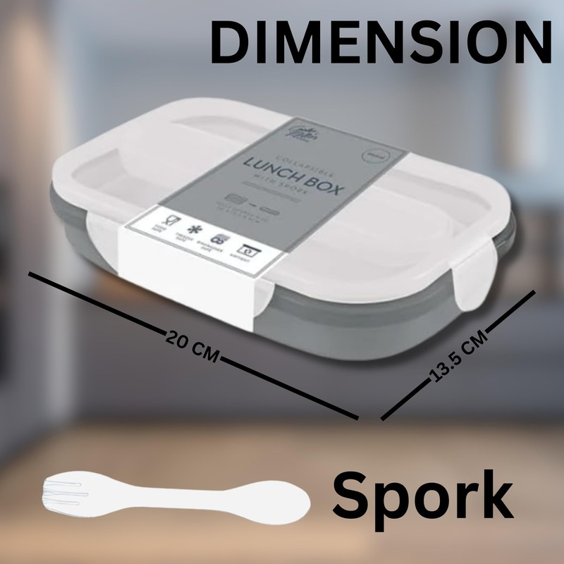 Lunch Box with Spork – 900ml | Dishwasher & Freezer