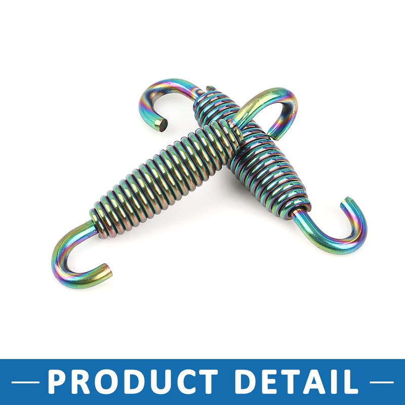A ABSOPRO Pack of 4 Motorcycle Exhaust Pipe Spring 59