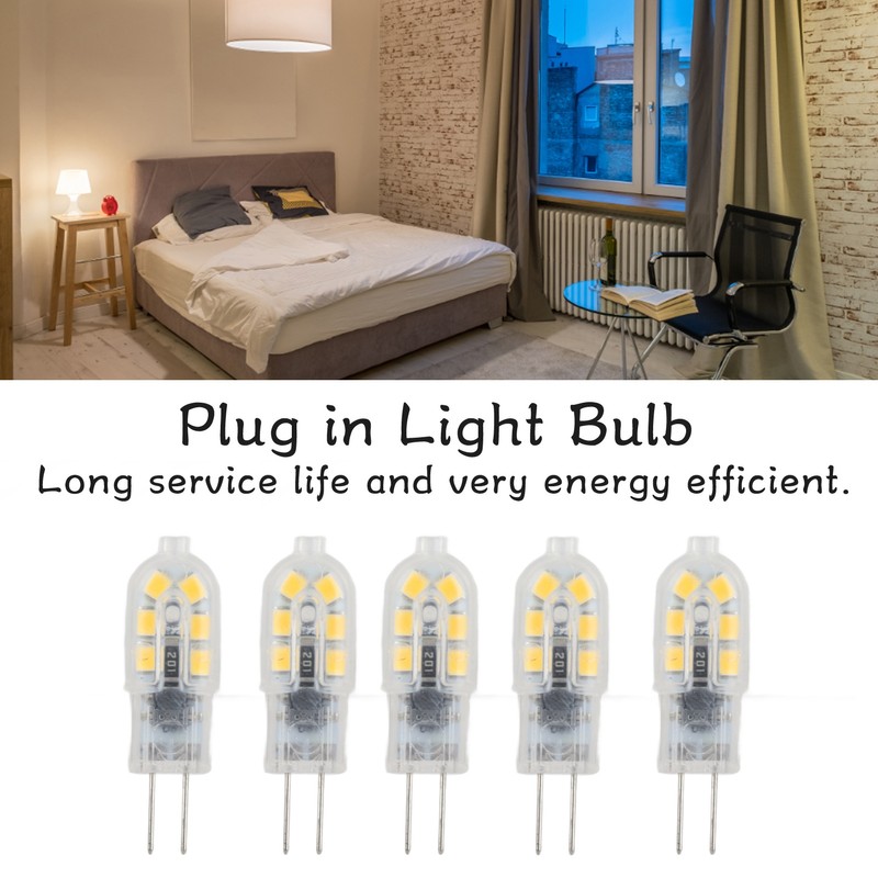 10 Pack G4 2835 LED Bulb Transparent Led Lamp Plug