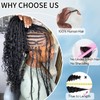 Human Braiding Hair for Boho Braids 20inch 100% human hair