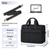 Laptop Bag 15.6 Inch Waterproof Briefcase for Men Large Laptop