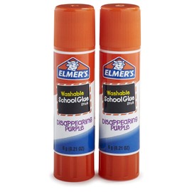 Elmer's Disappearing Purple School Glue Sticks, 0.21 oz, Pack of 2 (E522) 4 Pack