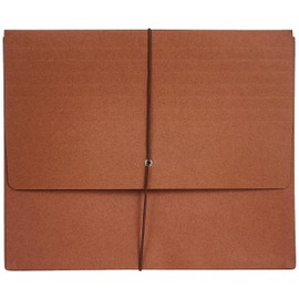 Smead Redrope Expanding File Wallet, Flap and Cord Closure, 3-1/2" Expansion, Letter Size, 10 per Box (72088)