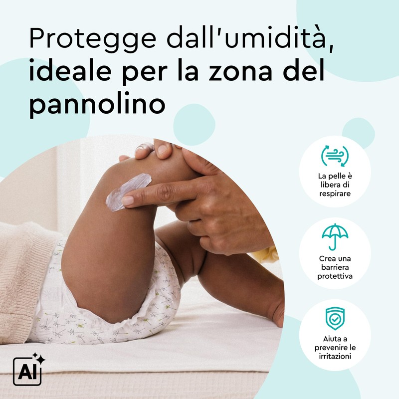 LILLYDOO Crema Protettiva Lenitiva per il Cambio Pannolino, per Pelli