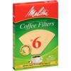 Melitta #6 Cone Coffee Filters, Unbleached Natural Brown, 40 Count