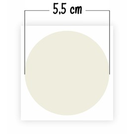 Pack of 32 Anti-Collision Stickers for Glass, Vinyl, Circular Window Stickers, Prevent Humans and Birds Shocks, Anti Shock Stickers for Transparent Glass (Wax, 5.5 cm)