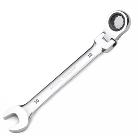Flex Ratchet Wrench, Combination Wrench, Dual Use Head, Oscillating Ratchet Wrench, Spanner, Car Maintenance, DIY, Plate Ratchet Wrench (0.4 inch (10 mm)