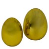 Dadeldo-Home Easter Egg Decorative Object Resin 8 cm Gold Easter