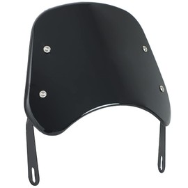 TKY Motorcycle Windshield Screen Cowl Windshield Universal 1 Light Visor Dress Up