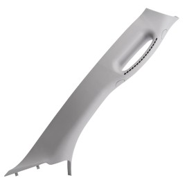 Brock 2449-0020R A Pillar Trim Panel Gray with Pull Handle Compatible with 2002-2008 Dodge RAM 1500 2003-2009 Dodge RAM 2500/3500