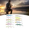 11 Pcs Simulation Minnow Lure Plastic Fishing Bait Fishing Accessories