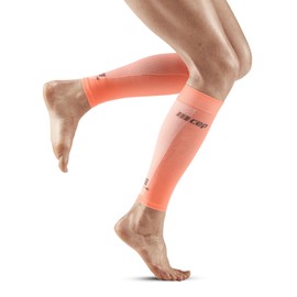 CEP Ultralight Calf Sleeves, Coral/Cream, Women, III