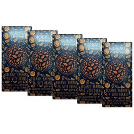 BIOEAU Harmony Earl Grey Organic Black Tea Pack of 5 (75 Tea Bags x 2 g = 150 g)