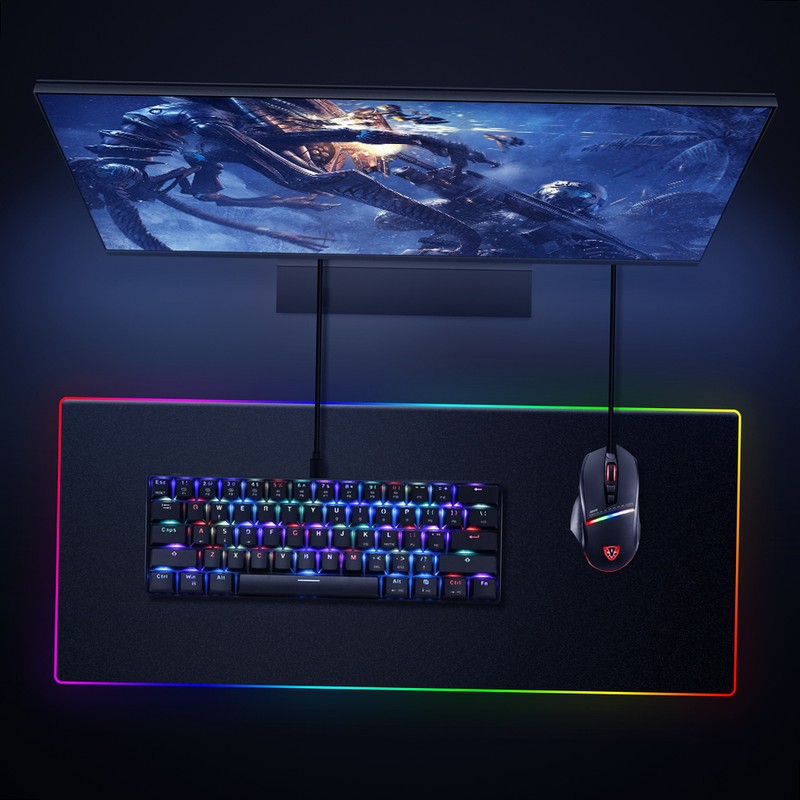 MOTOSPEED CK61 RGB Mechanical Gaming Keyboard OUTMU Red Switches Keyboard
