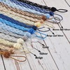 Blulu 6 Pieces Braided Curtain Tiebacks Rope Belt Curtain Ties