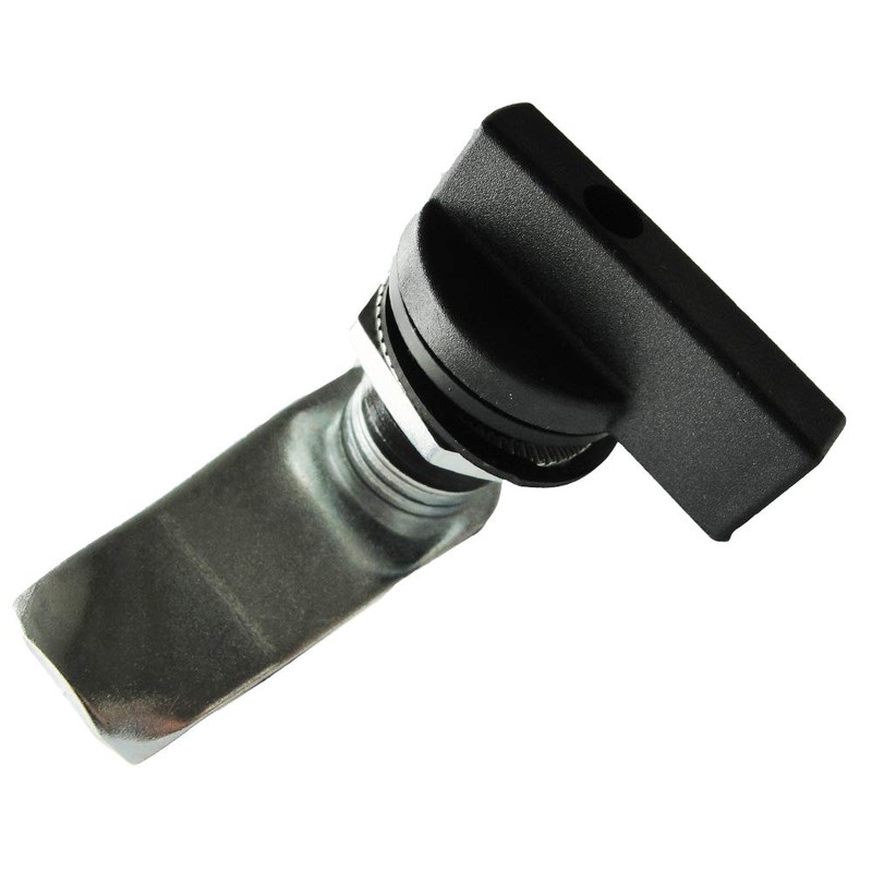 WJSKDQ 2PCS Thumb Operated Offset Thumb Cam Lock Black Cam