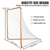 VEVOR Lacrosse Goal, 6' x 6' Modular Lacrosse Net, Steel