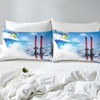 Teens’ Ski Bed Blanket, Skier, Skiing in High Mountains, Extreme