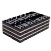 Silverman & Co. Double 9 Large Black Domino Set -