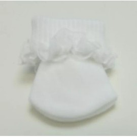 JustAskJoyce Collection Separates, Lace Sock's, Soft White Lace Socks, for 18-inch Dolls