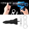 FTVOGUE Pistola Remache Eléctrica para Inalámbrico Remachadora de Remache Adaptador