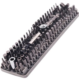 BOXERTOOL 100 piece Tamper Proof & Security Hex Bit Set 1/4" - Magnetic, Tamper Resistant, SAE Hex, Metric Hex and Star Bits - Torx, Spanner, and Tri-Wing - Compact All In One Bit Set