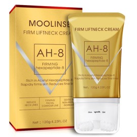 Betginq AH-8 Firming Neck Cream with Roller, Neck Moisturizer Cream for Crepey Skin, Tightening Lotions Skin Care Skin Repair for Women, Day & Night Use
